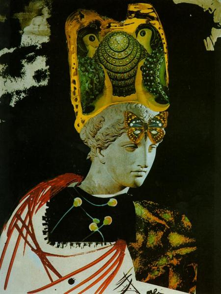 Mad Mad Mad Minerva - Illustration for 'Memories of Surrealism', c.1968 - Сальвадор Дали