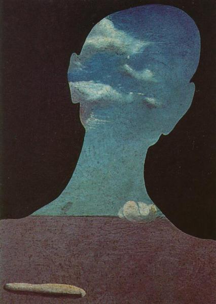 Man with His Head Full of Clouds, 1936 - Salvador Dali