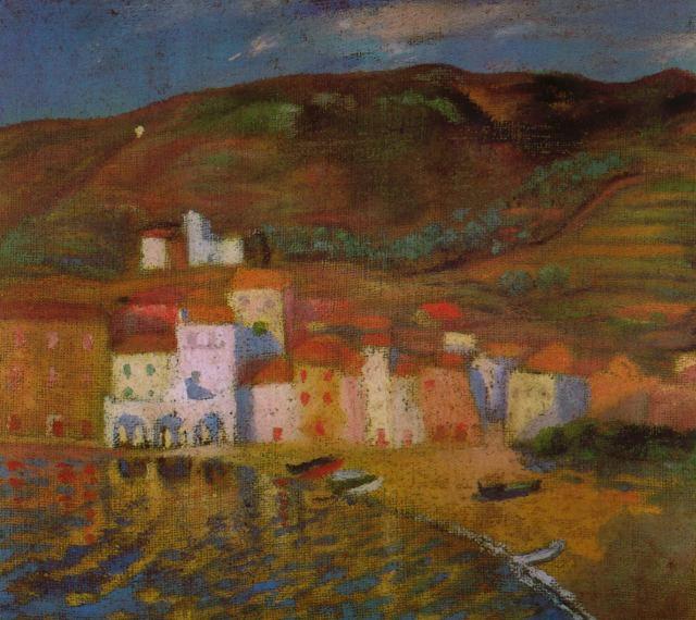 Portdogue and Mount Pani from Ayuntamiento, 1922 - Salvador Dali