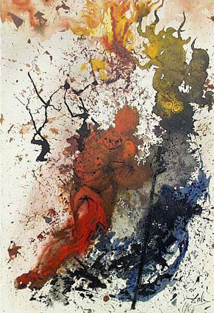 Rubus incombustus (Exodus 3:2), 1964 - 1967 - Salvador Dalí