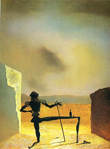 The Ghost of Vermeer van Delft which Can Be Used as a Table, 1934 - Salvador Dalí