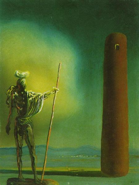 The Knight at the Tower, 1932 - Сальвадор Дали