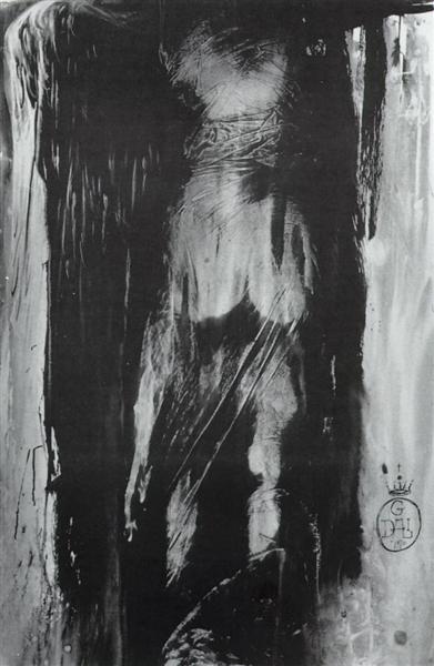 Figure Climbing a Stair, 1967 - Salvador Dali