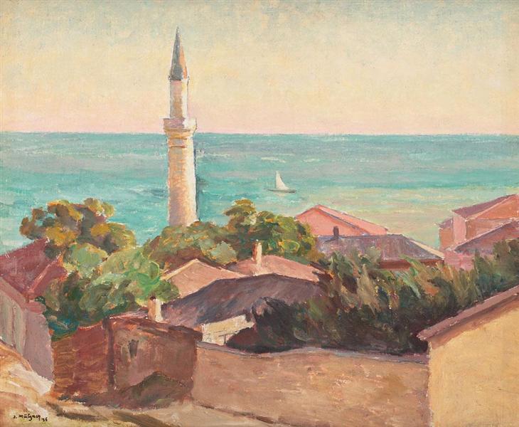 Minaret la Balcic, 1935 - Samuel Mützner