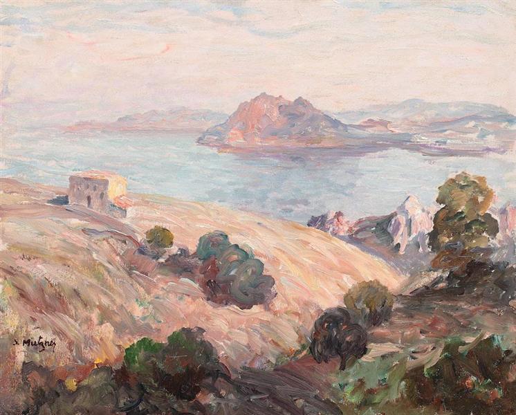Landscape from Corsica (Ajaccio), 1929 - Samuel Mützner
