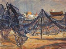 Fishing Nets Drying - Samuel Mutzner