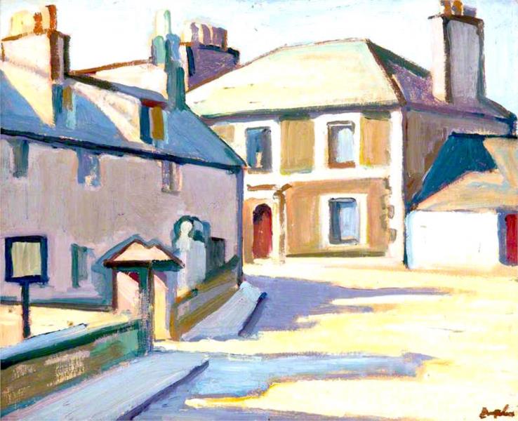 Kirkcudbright, Street Corner, 1917 - Samuel Peploe