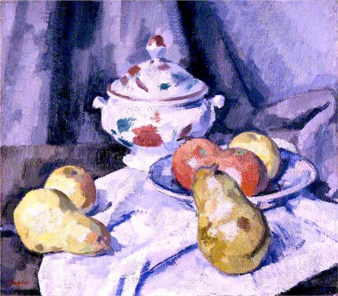 Pears and Bowl - Samuel Peploe