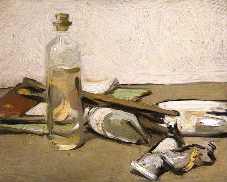 Still Life with Paint Tubes, 1903 - Samuel Peploe