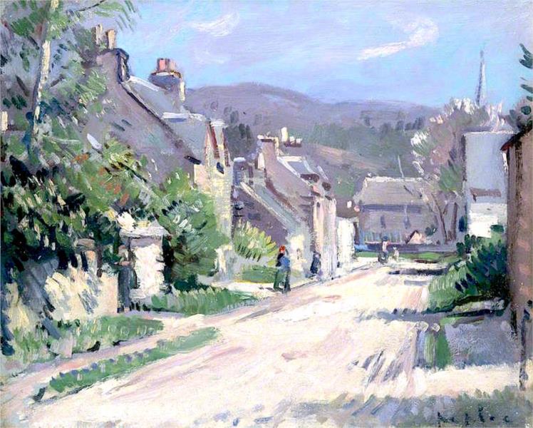 Street in Comrie, Perthshire, 1902 - Samuel Peploe