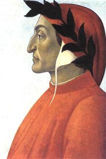 Portrait of Dante - Сандро Боттічеллі