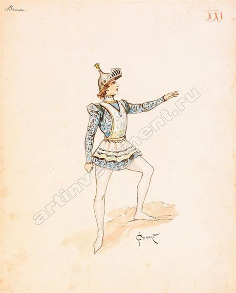 Design of male medieval costume - Sergueï Solomko