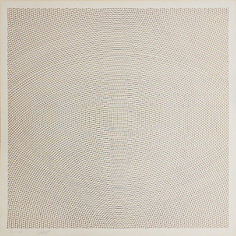 Arcs From Sides or Corners, Grids & Circles, 1972 - Sol LeWitt