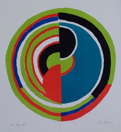 Abstract Swirl, c.1970 - Sonia Delaunay