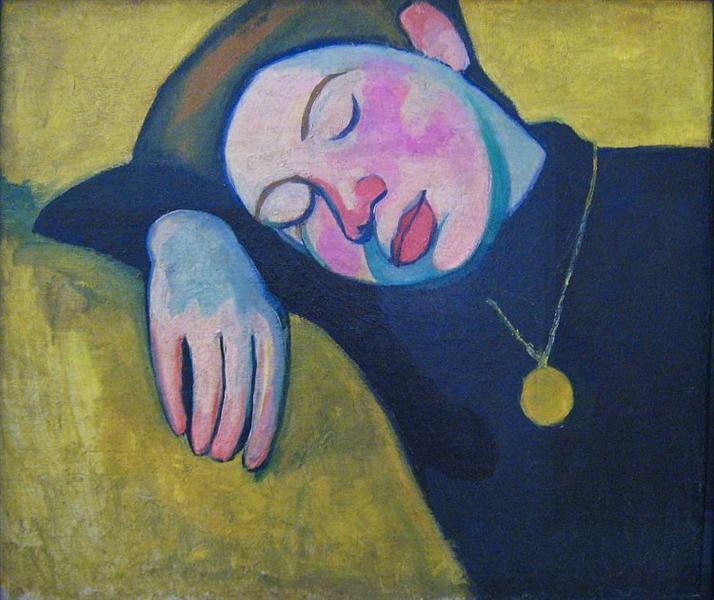 Sleeping girl, 1907 - Sonia Delaunay-Terk