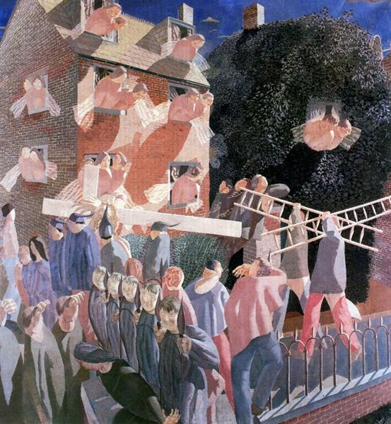 Christ Carrying the Cross, 1920 - Stanley Spencer