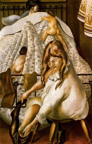 Going to Bed, 1936 - Stanley Spencer
