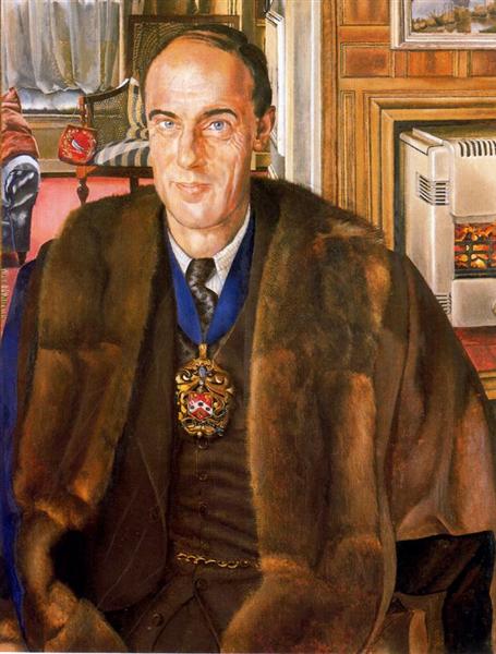 Portrait Of J. E. Martineau, 1956 - Стенлі Спенсер