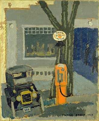 Garage No. 1, 1917 - Stuart Davis