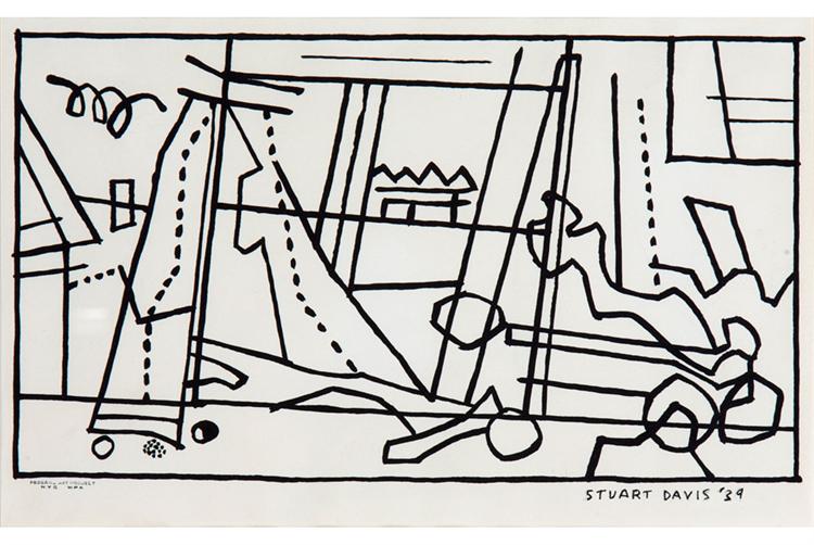 Seine Cart, 1939 - Стюарт Дэвис