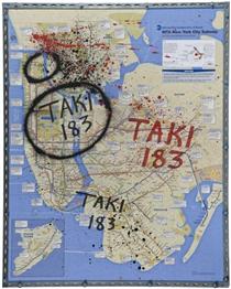 Mapa do Metrô de Nova Iorque - TAKI 183