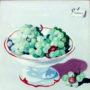 Bowl of Grapes, 1949 - 塔瑪拉·德·藍碧嘉
