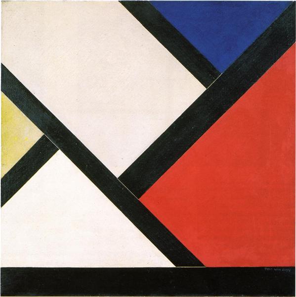 Counter composition XIV, 1925 - 特奥·凡·杜斯伯格