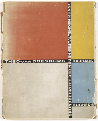 Cover of 'Basic concepts of the new creative art' - Theo van Doesburg