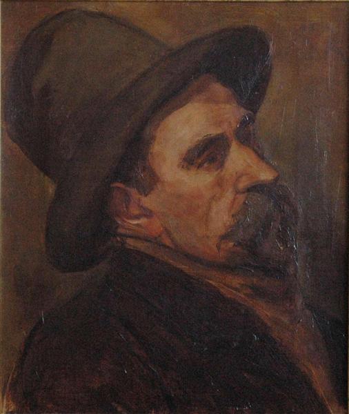 Portrait of Christian Leibbrandt, 1906 - Тео ван Дусбург