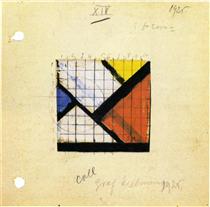 Study for Counter Composition XIV - Theo van Doesburg