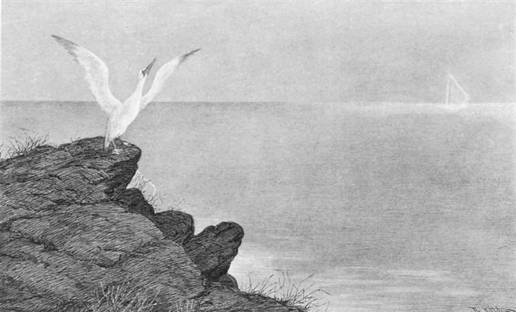 Aeolsharpen, 1891 - Theodor Kittelsen