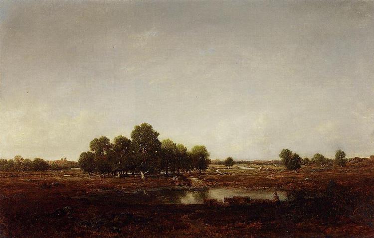 Marsh Land - Теодор Руссо