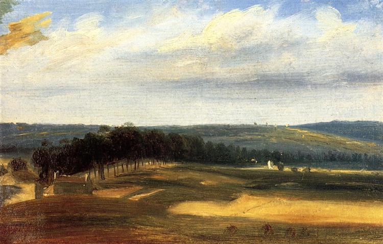 The valley of Bièvre near Paris, 1831 - Теодор Руссо