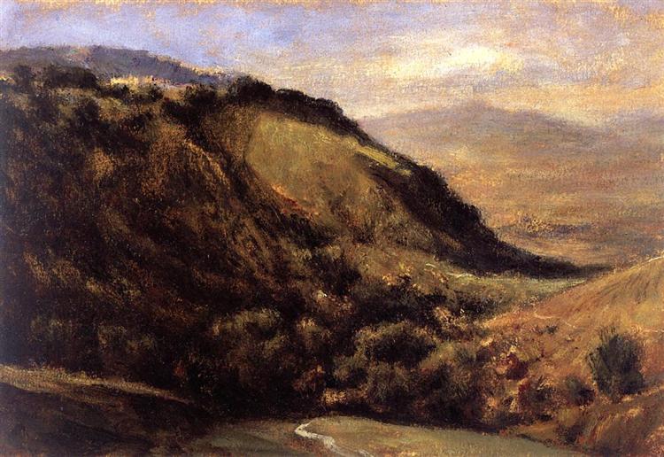 Valley in the Auvergne, 1830 - 泰奧多爾·盧梭