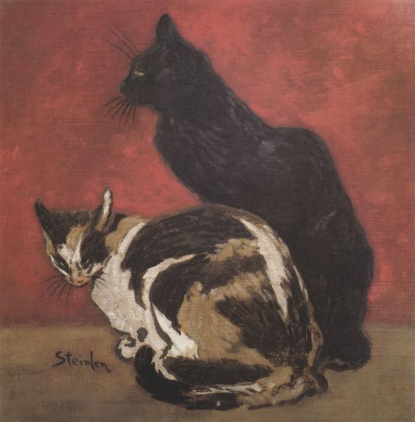 Cats, 1910 - Теофиль Стейнлен
