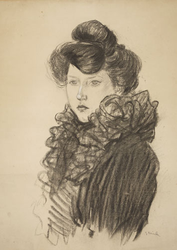 Portrait de Femme - Theophile Steinlen