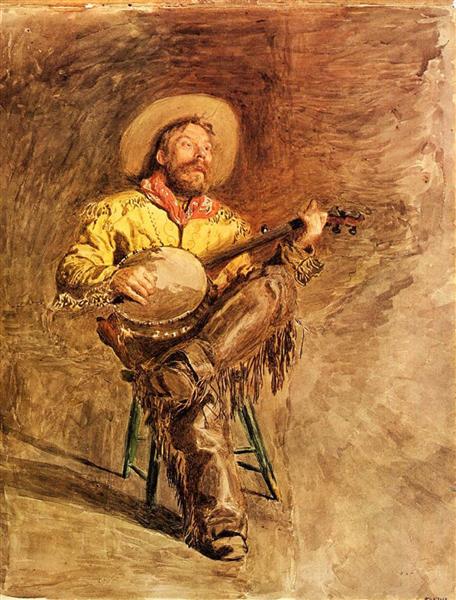 Cowboy Singing - Thomas Eakins