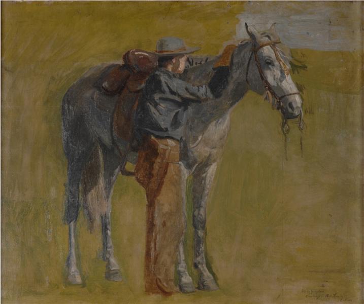 Sketch for Cowboys in the Badlands, 1888 - Томас Ікінс