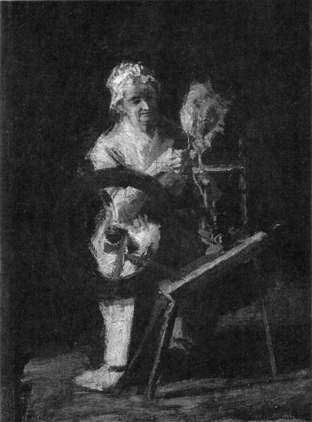 Sketch for In Grandmother's Time - Thomas Eakins