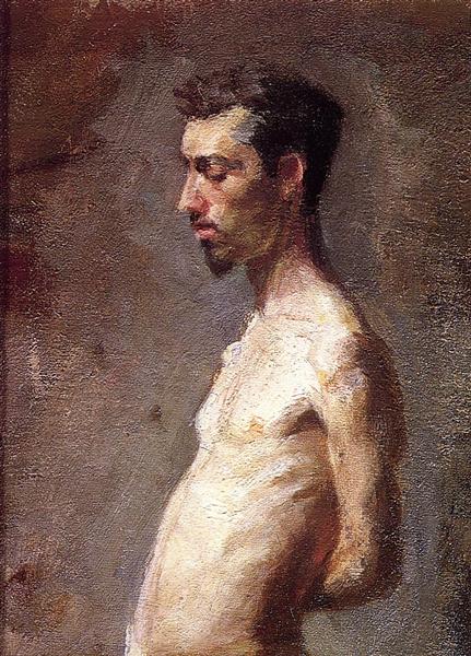 Wallace Posing, c.1883 - 湯姆·艾金斯