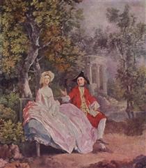 Conversation in a Park - Thomas Gainsborough