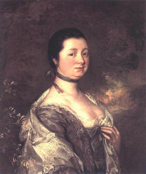 The Artist's Wife, c.1758 - Thomas Gainsborough