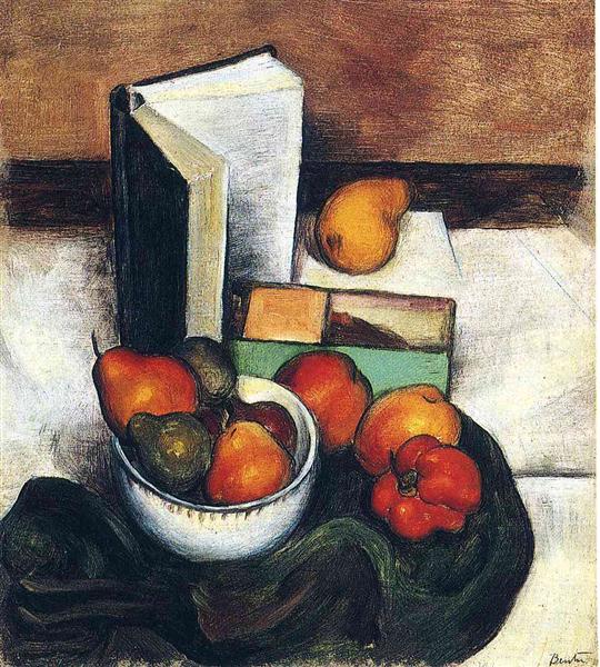 Still Life with Fruit and Vegetables, 1914 - Томас Гарт Бентон