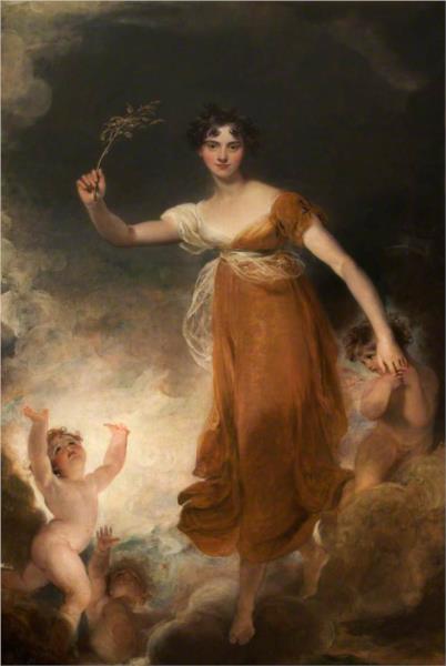 Georgiana Maria Leicester, Lady de Tabley, as 'Hope' - 托马斯·劳伦斯