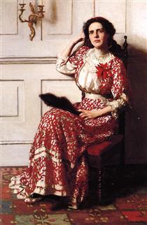 Portrait of Rebecca H. Whelan - Томас Поллок Аншутц