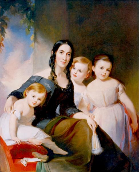Mrs. James Robb and Her Three Children, 1844 - Thomas Sully
