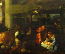 Adoration of the Shepherds - Titian