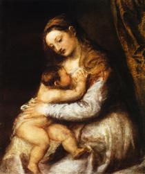 Madonna and Child - Тиціан