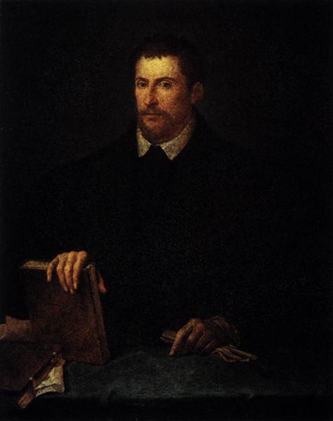 Portrait of Ippolito Riminaldi, c.1528 - Tiziano