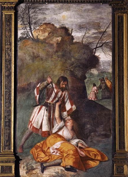 The Miracle of the Jealous Husband, 1511 - Titian